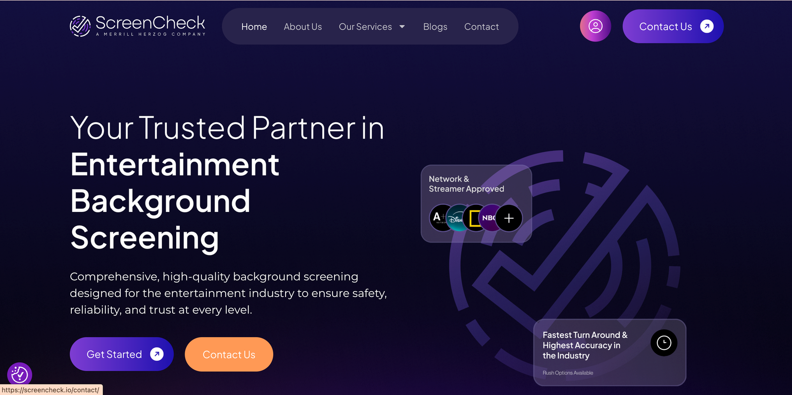 ScreenCheck homepage