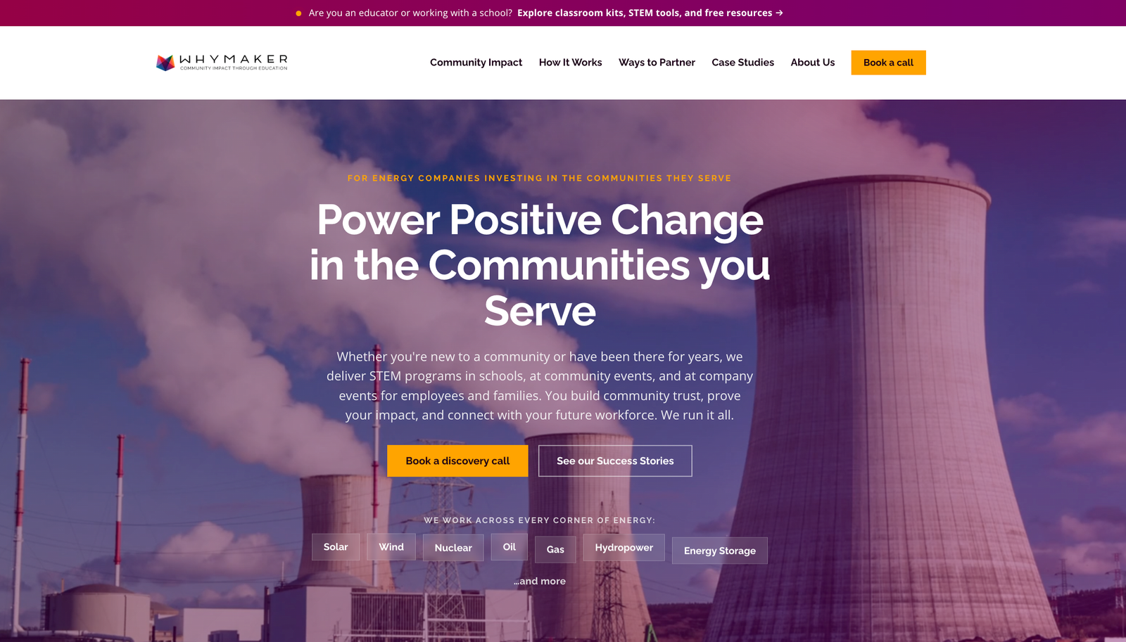 Whymaker homepage
